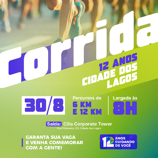 Corrida de12 anos 